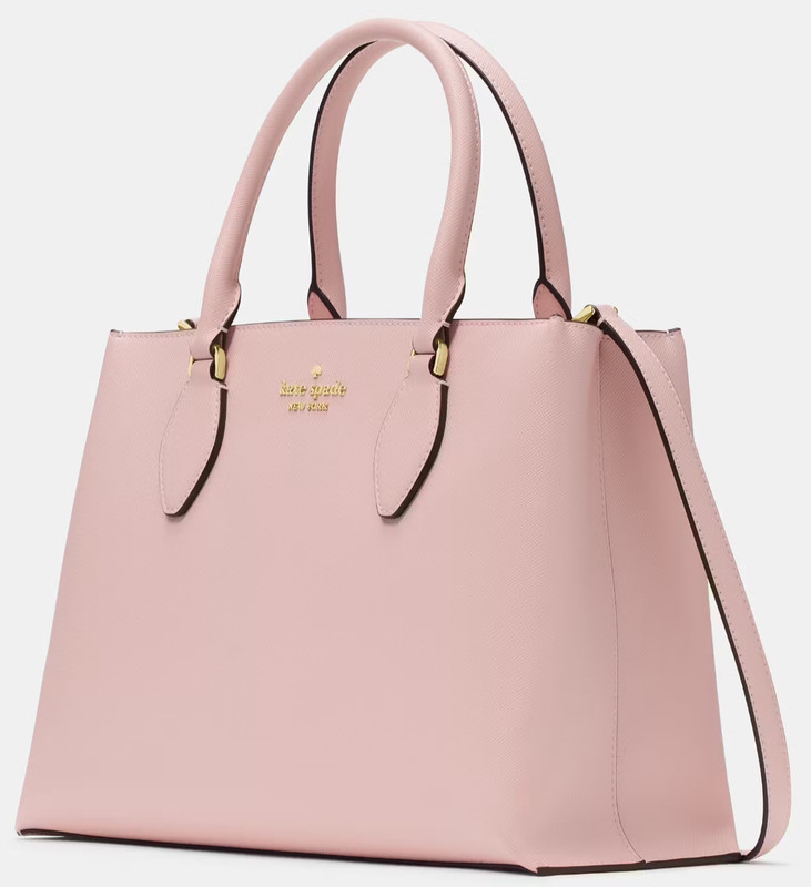 Kate Spade Rae Dusty Pink Saffiano Satchel Bag KK310 NWT Tutu Pink Purse $399 F