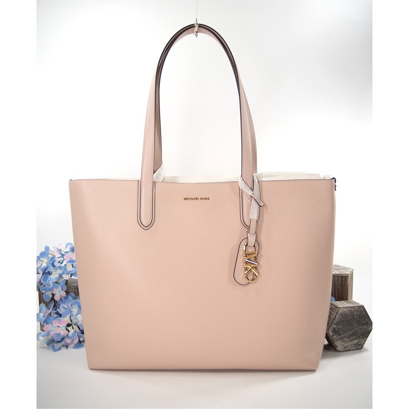 Michael Kors Soft Pink Leather Eliza XL Extra Large Tote Bag NWOT