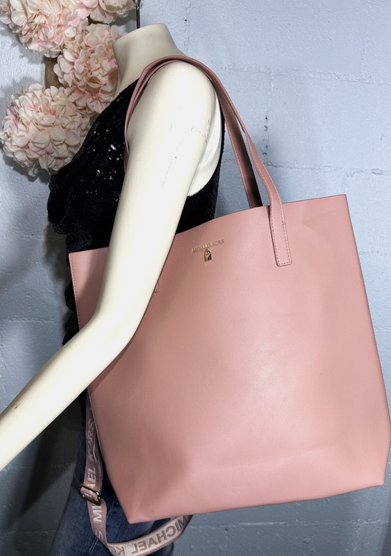 Michael Kors Tote Bag Purse Pink Blush Gold MK Fragrance Collection