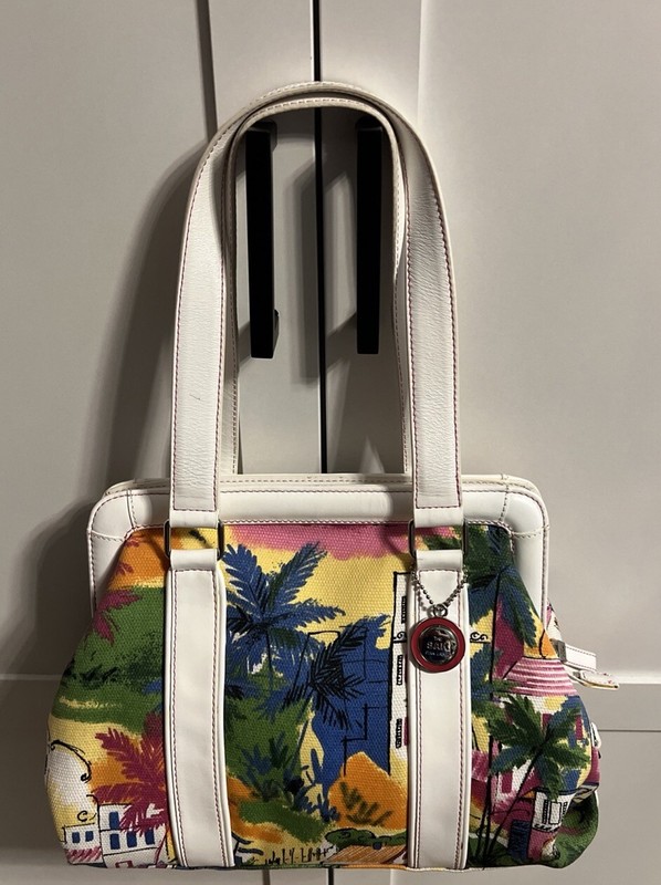 The Sak Pink Label Tropical Village Shoulder Bag Wide Mouth