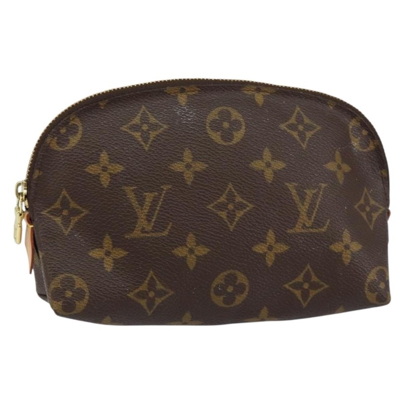 LOUIS VUITTON Monogram Pochette Cosmetic PM Pouch M43998 LV Auth BA8901