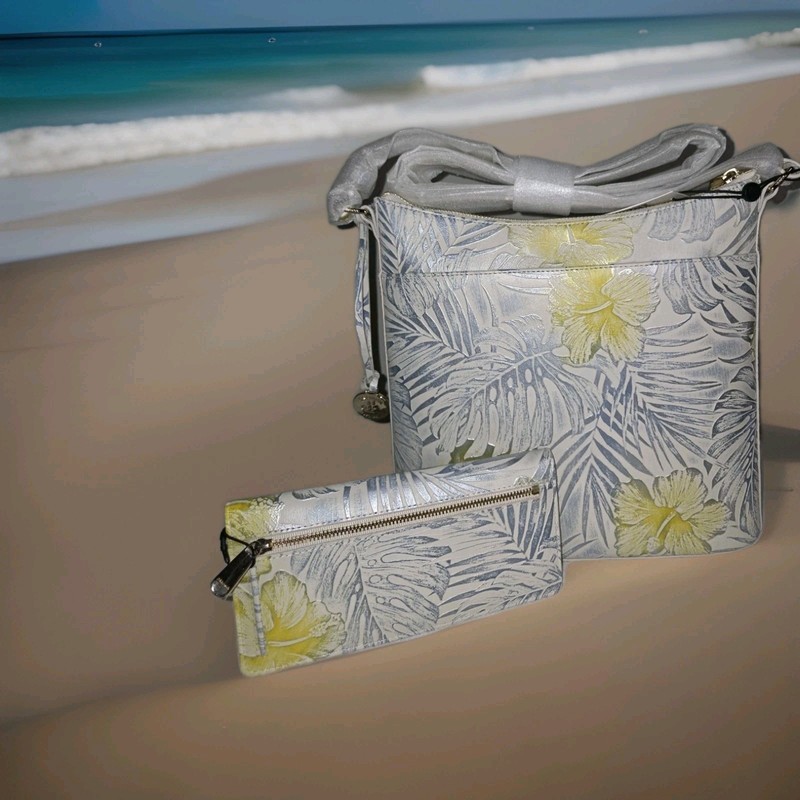 (NWT)Brahmin Katie Lemonade Nostalgia 🍋 & wallet gallery