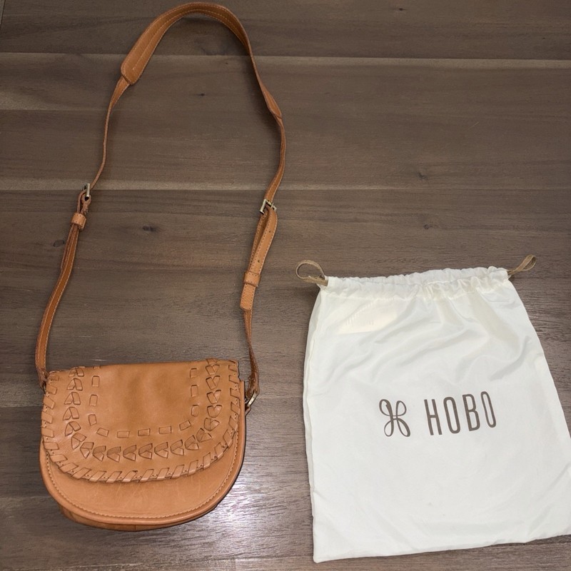 Hobo Kiva Small Crossbody bag-Harvest Wheat Color-Whipstitch -adjustable Strap