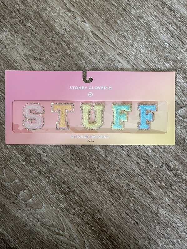 Stoney Clover Lane x Target STUFF Patch New IN HAND Free Shipping!