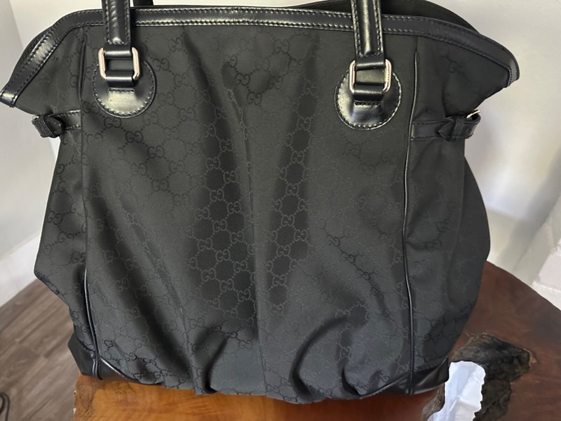 Gucci Full Moon GG Monogram Balck Large Tote 257290 (16W/14H/9D) gallery