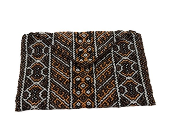 Jack Rogers Clutch Purse Bag Mondrina Hand Beaded Peru Tribal Envelope R$250 NWT