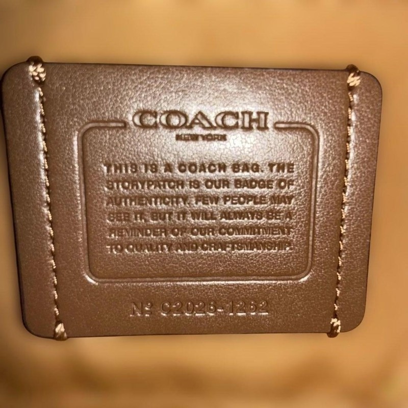 COACH Kay Top Handle Crossbody Bag Beige Leather Authentic From Japan gallery