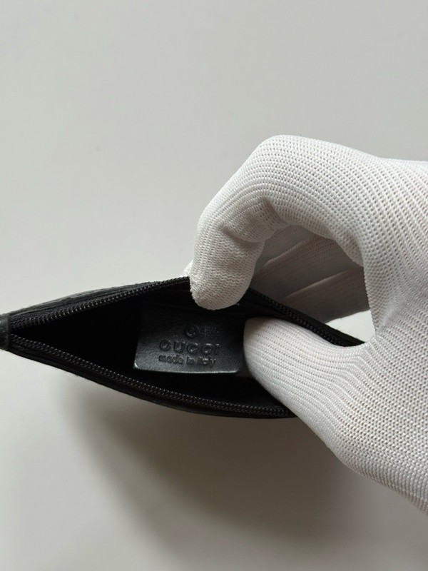 Gucci GG Pattern Black Tote Bag With Pouch gallery