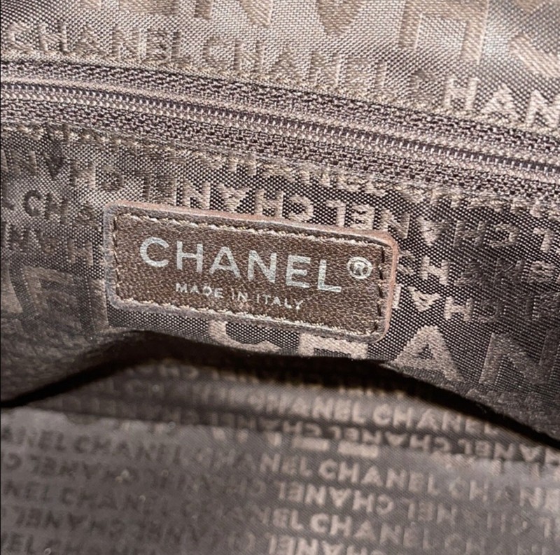 AUTH CHANEL LAX TASSELED BOWLER BAG TAWNY GRAINED PEBBLED LEATHER LOGO DUST BAG gallery
