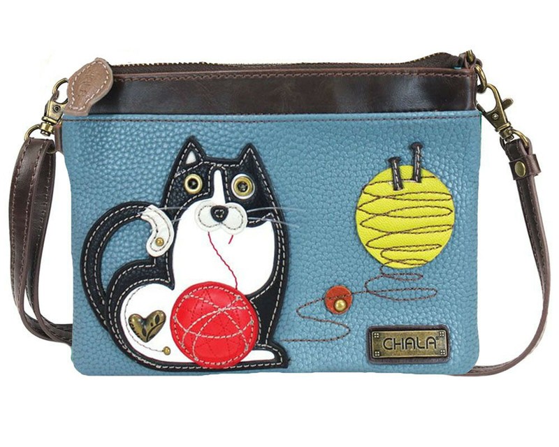 Chala Mini Crossbody Cat Convertible Straps Purse Handbag Cat Mom NWT gallery