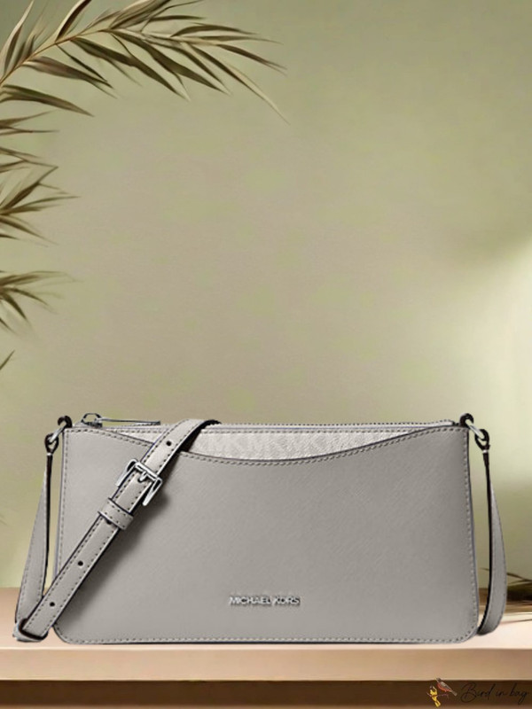 Michael Kors Arden Medium Shoulder Crossbody Purse Bag Grey Handbag Messenger MK gallery