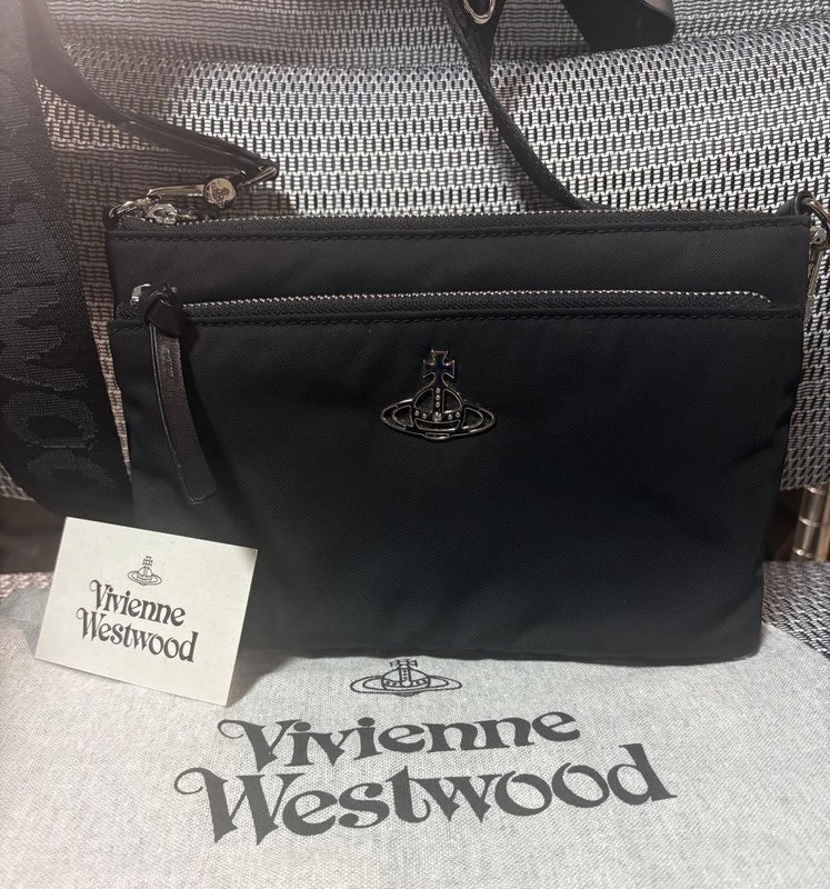 Vivienne Westwood VEGAN Shoulder Bag Nylon
