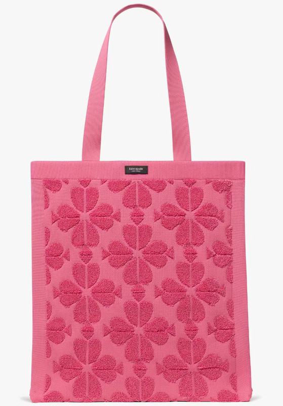 Kate Spade Brooke Pink Terry Carryall Extra Large Tote Bag KL836 Purse NWT $249