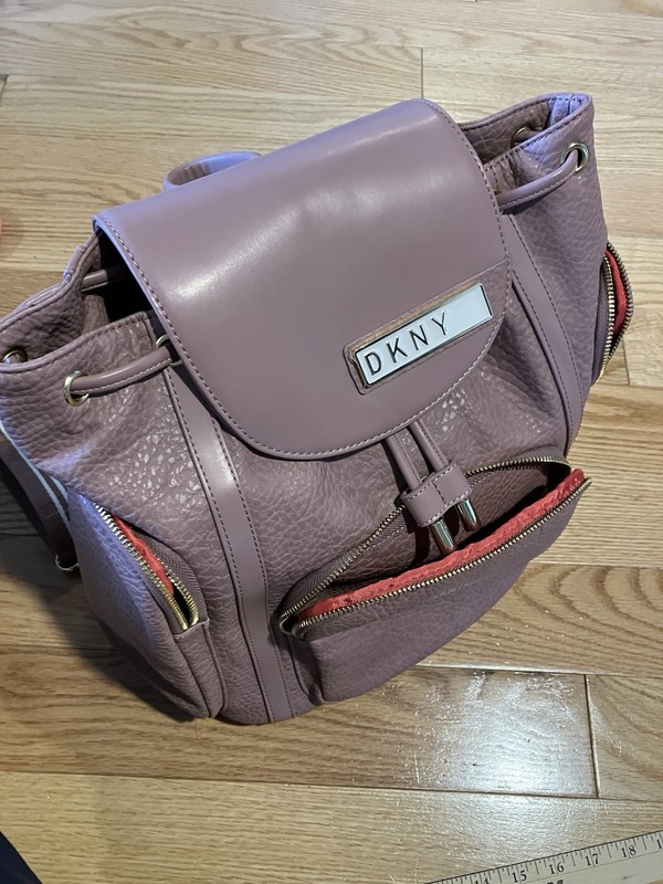 DKNY Rapture Backpack 'Primrose' Matte Pale Pink w Many Pockets gallery