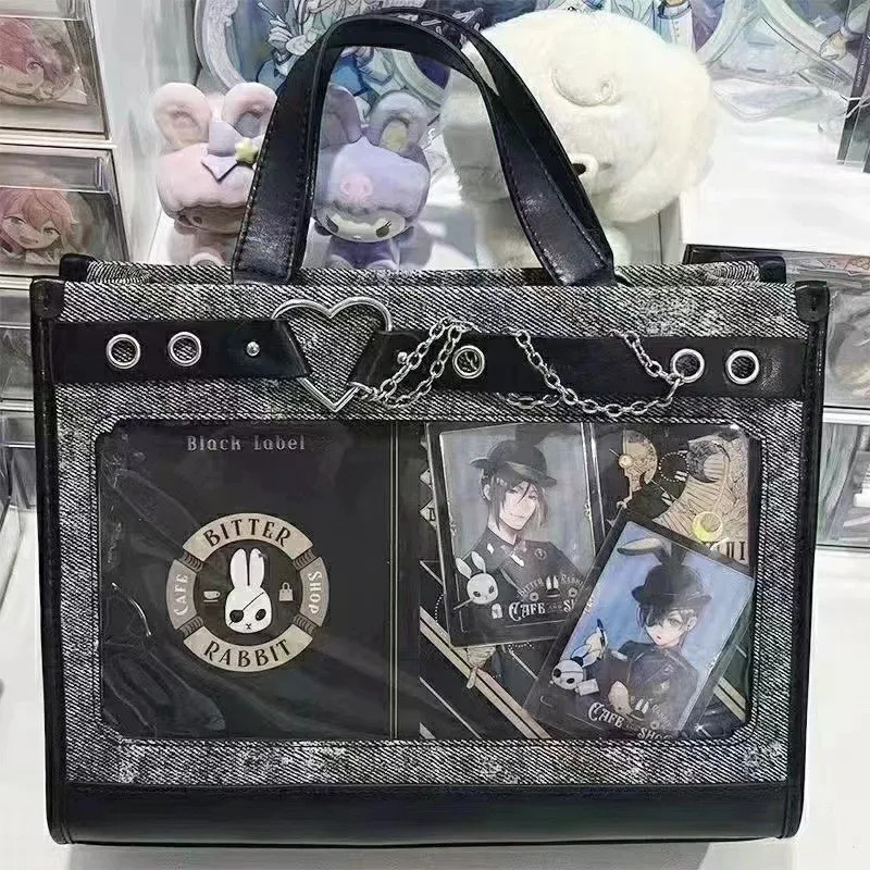 New Original Design Girls Punk Y2K Ita Bag Sweet Cool Handbag Daily Commuter Cro