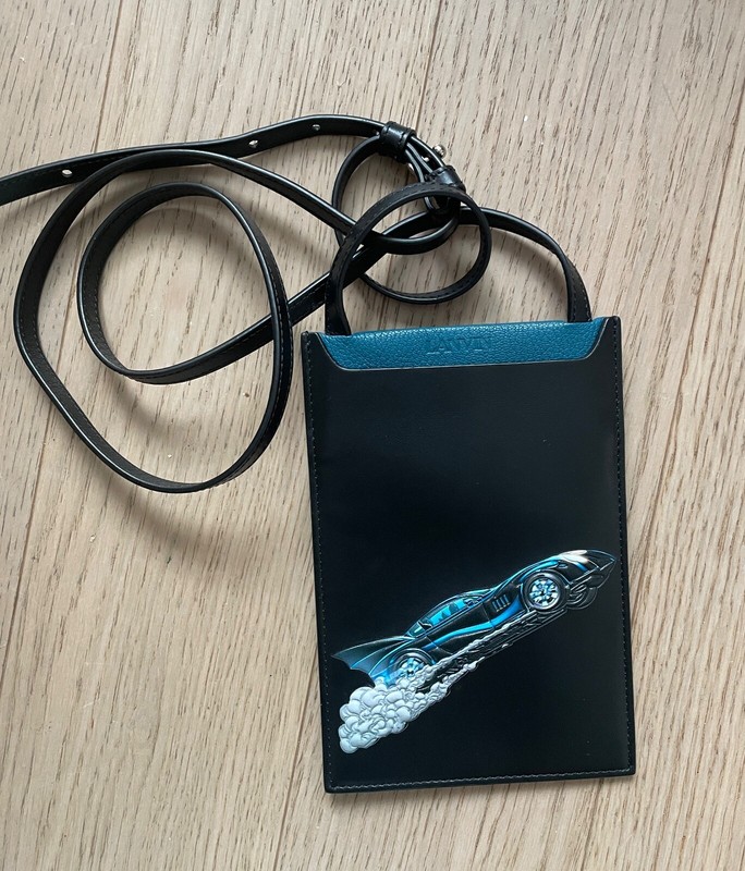 Brand New Lanvin x Batman phone pouch Limited Collection, 7 1/4 by 5 “