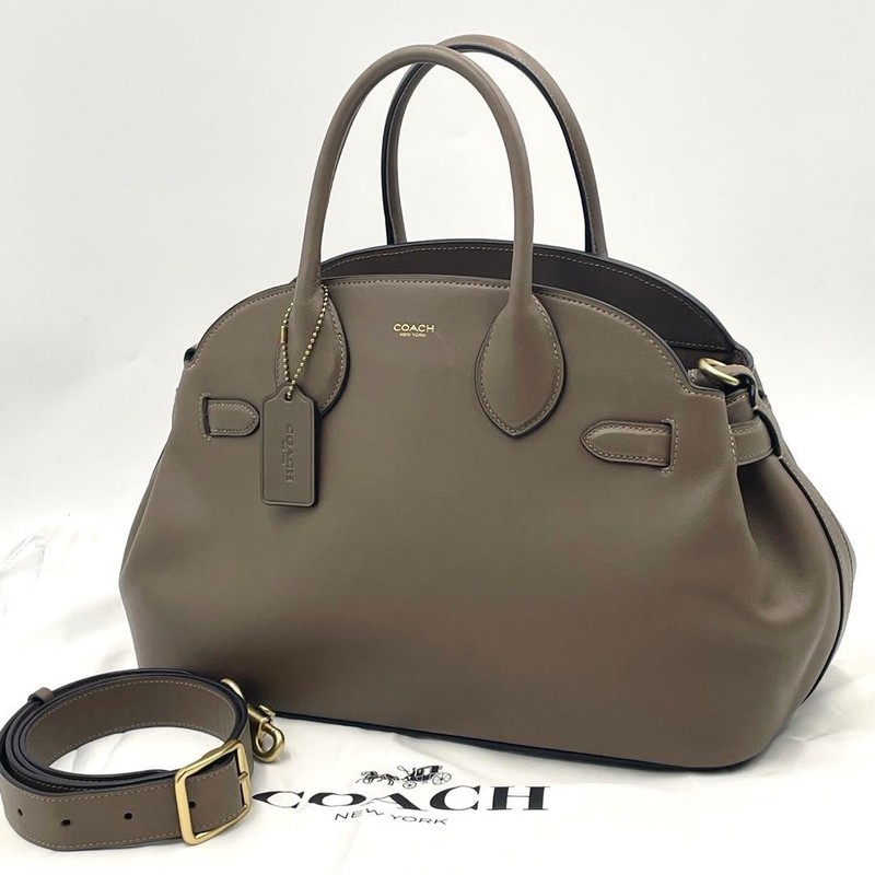 Coach Empire Carryall 35 Hand Crossbody bag Leather Satchel Designer Purse