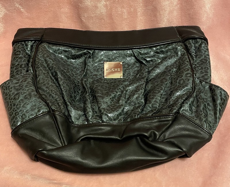 Miche Demi – “Brenda” Retired – Animal Print faux leather Purse / Handbag Shell