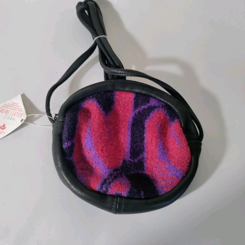 Alpine Leather Trim Wool Blend Small Crossbody Bag Longhouse Canada gallery