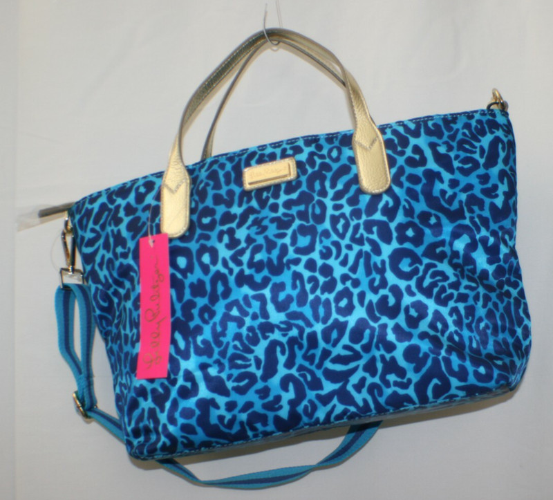 Lilly Pulitzer Evita Tote Oyster Bay Navy My Favorite Spot Blue #008425 NEW