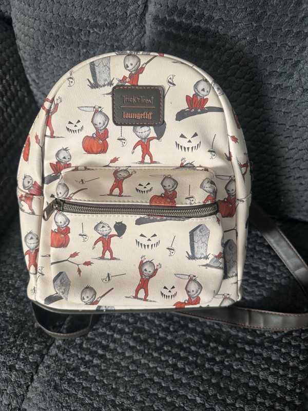Loungefly Trick ‘R Treat Sam Allover Print Mini Backpack