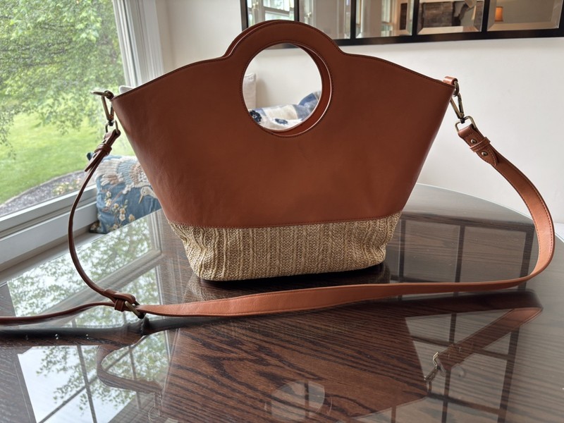 Anthropologie Coastal Dream Tote Bag NWOT (purse)