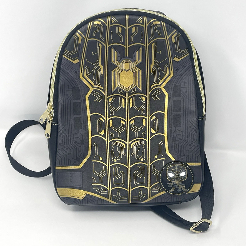Funko Pop Marvel Spider-Man No Way Home Mini Backpack Black Gold NWT Flaw Target