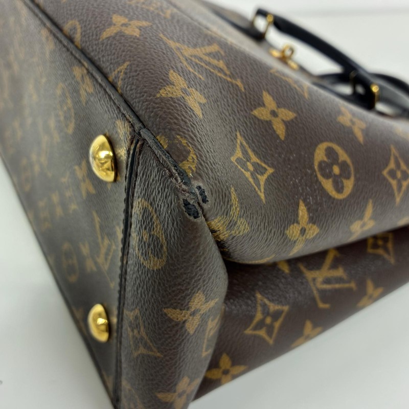 LOUIS VUITTON Flower tote Handbag M43550 Monogram canvas Brown gallery