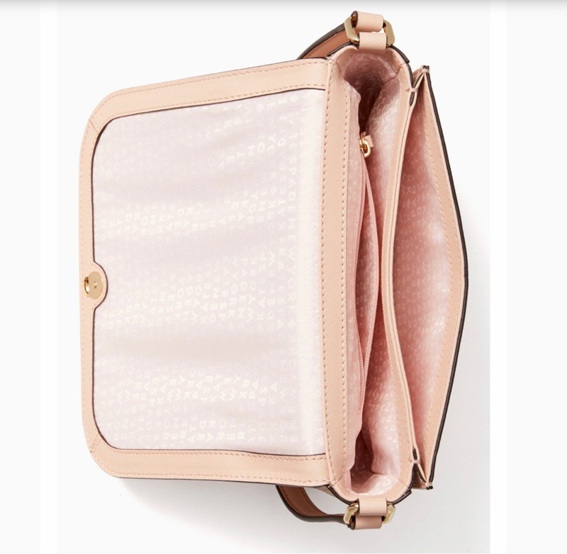 Kate Spade Laurel Way Jeweled Large Carsen Warm Vellum Crossbody WKRU5643 -$279 gallery