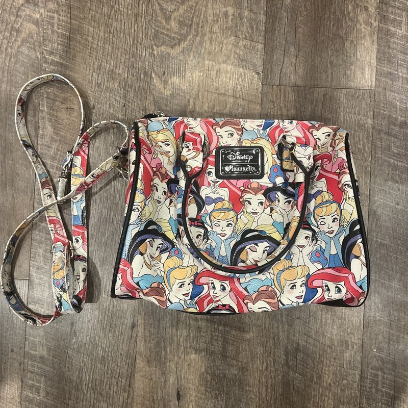 Loungefly Disney Princess OG HEART LOGO Crossbody Rare Disneyland Purse