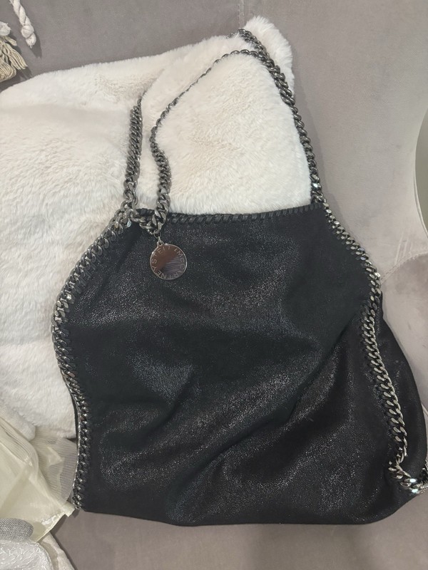 Authentic Stella McCartney Falabella Tote Chain Trim Shoulder And HandBag.