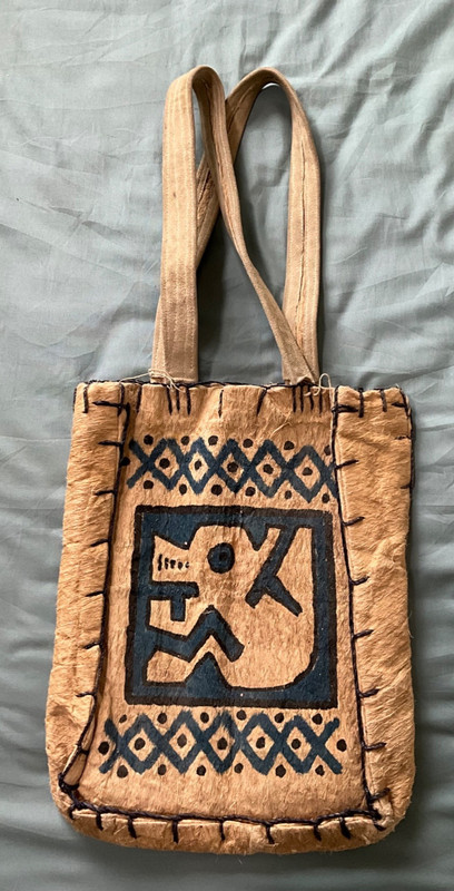 VINTAGE HAND MADE BAG NATIVE DESIGN SHOULDER BAG PURSE 13 X 8 INCHES