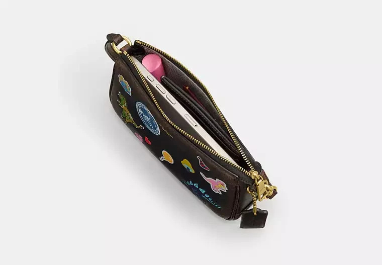 COACH Rexy 10th Birthday Plaza Bag 18 In Loved Leather With Sticker Print, CEG45 gallery