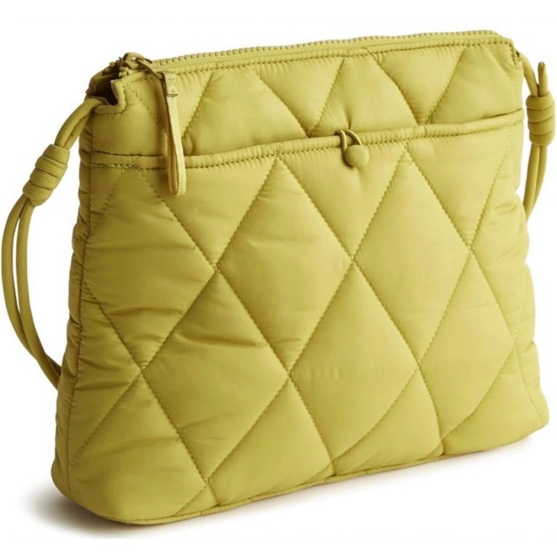 Vera Bradley Featherweight Original Hipster Crossbody Bag Golden Olive NEW