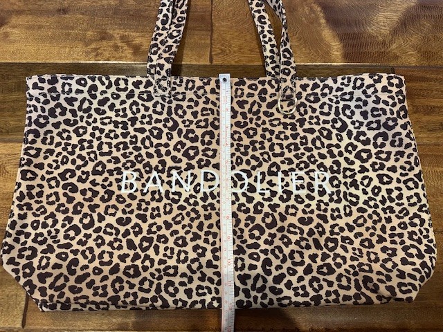 Bandolier Leopard Polyester Tote Bag - 21" W x 12" H x 5" D - New! gallery