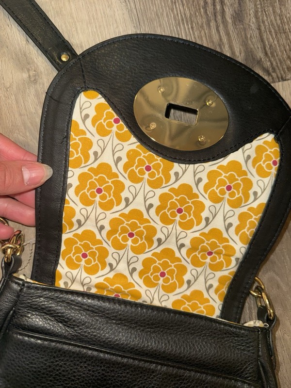 Emma Fox Leopard Print Leather Crossbody Bag Gold Hardware gallery