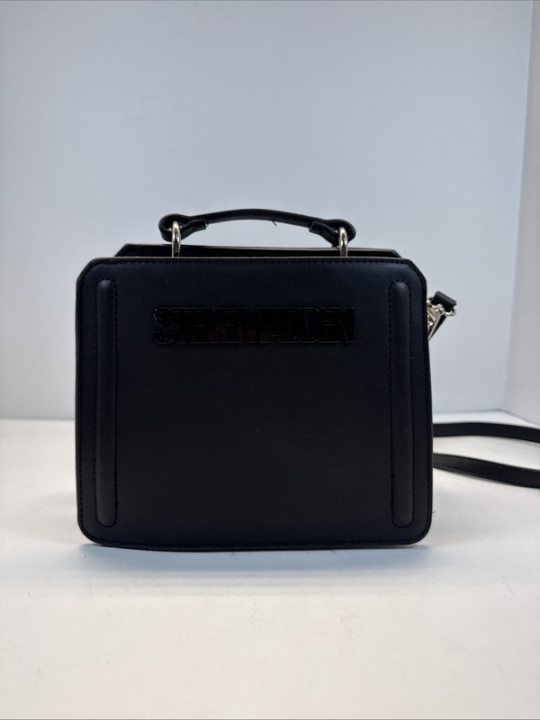 Steve Madden Bevelyn Convertible Crossbody Bag Black Used