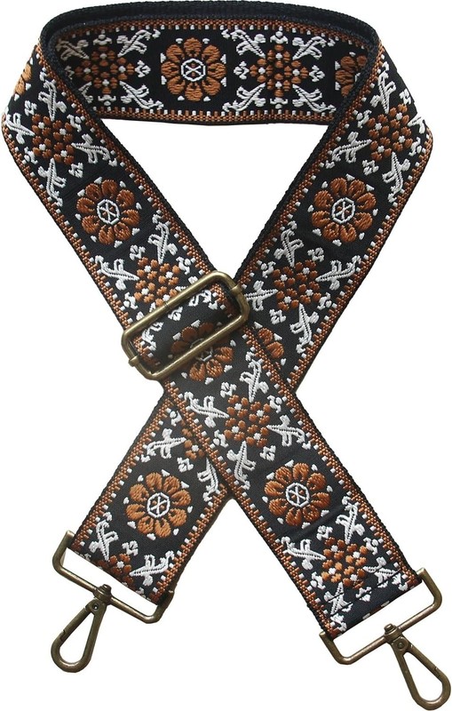 Casual 2″ Wide Women’s Purse Strap Replacement Crossbody Canvas 2″garden_brown