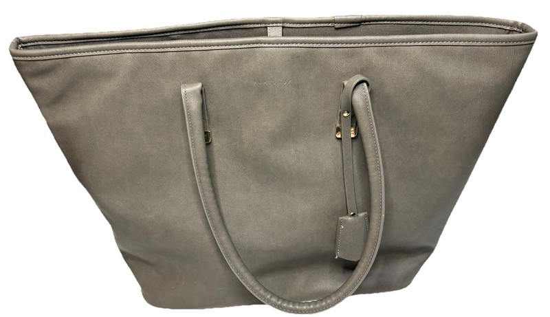 Platinum Avenue Laptop Bag Large Tote Light Gray Purse Protective Hand Bag