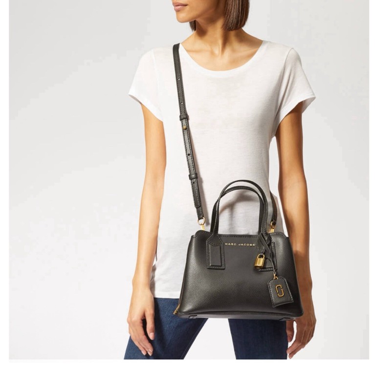 Rare Limited Edition! Marc Jacobs The Editor Crossbody In Black Saffiano Leather gallery