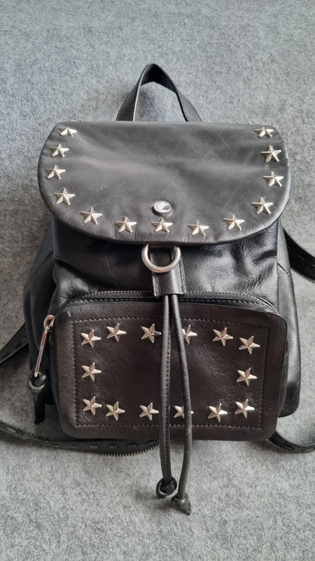 Jimmy Choo Star Studded Leather Backpack