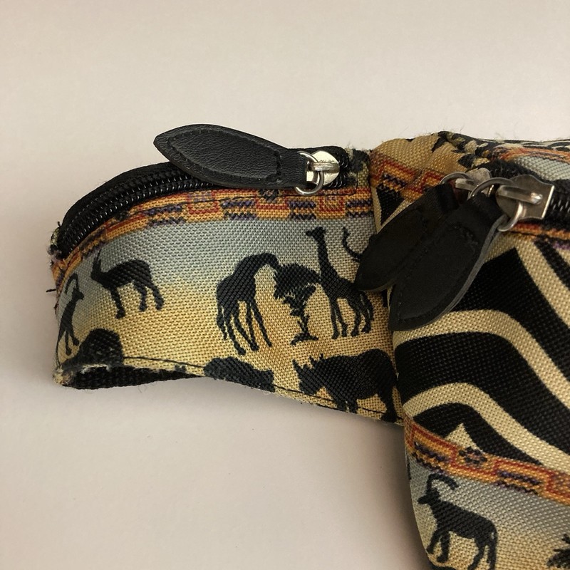 Alfagear Animal Safari Elephant Leopard Print Fanny Pack 5 Pockets Adjustable gallery
