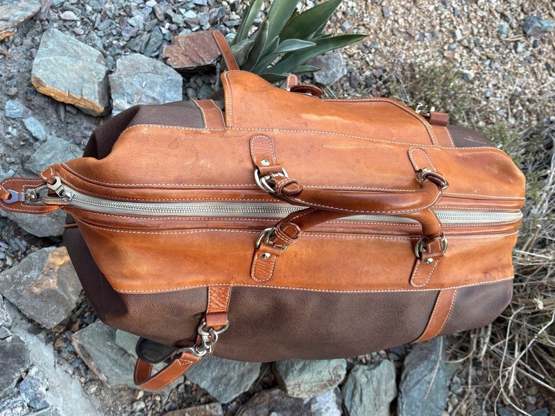 Mullholland Brothers Leather Long Horn Satchel Bag, Ex,. Condition gallery