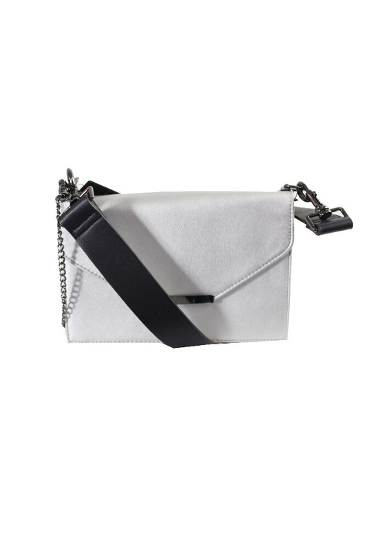 Inc International Concepts Silver Yvonn Crossbody Bag OS