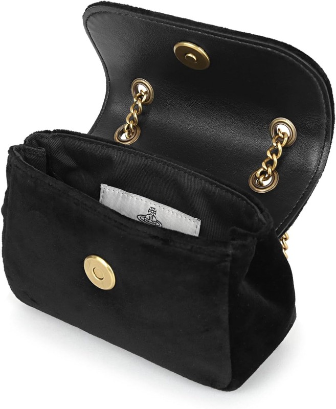 Vivienne Westwood SMALL PURSE WITH CHAIN 5C01000BW W00ZL N401 Black gallery