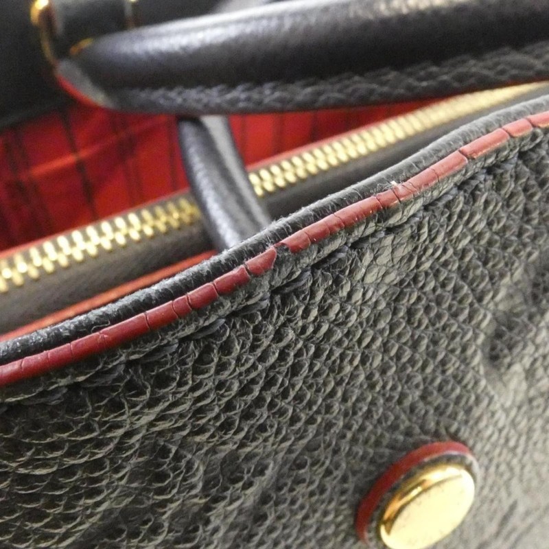 LOUIS VUITTON Monogram Empreinte Montaigne BB M42747 Bag MARINE ROUGE gallery