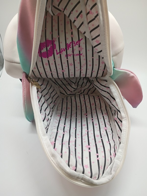 Love Betsey By Betsey Johnson Pastel Ombre Shark Backpack gallery