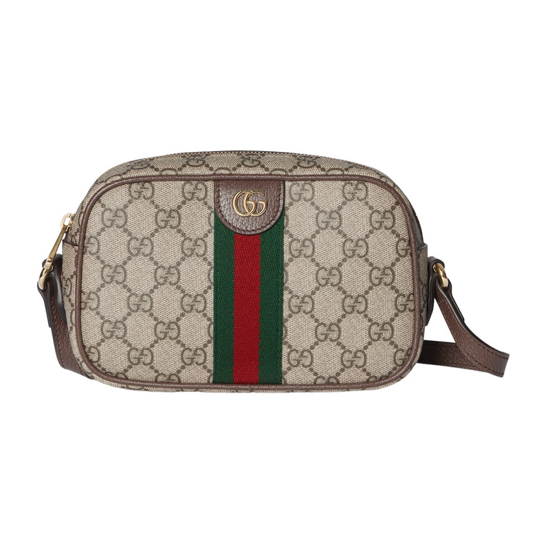 GUCCI Ophidia Small $1200 Beige Shoulder Bag New And Authentic