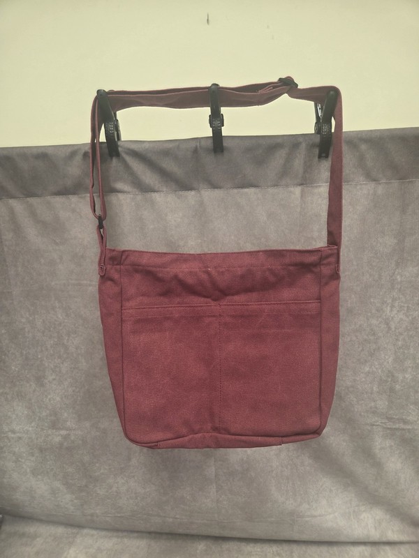 40 Tote Bags Lot 15×12 Maroon New