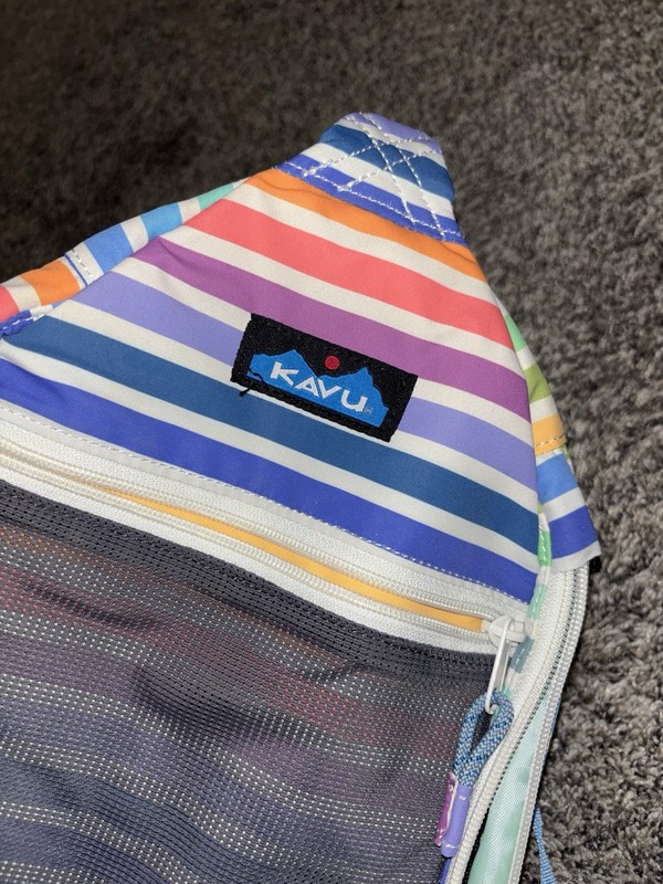 KAVU Rainbow Rope Mini Sling back Bag Vacation travel Summer gallery